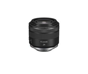 Canon Objetivo RF 24 mm F1.8 Macro IS STM - Lente Gran Angular, Foto Detalle y Vídeo Incluso con Poca luz, Lligero, Enfoque STM y estabilizador óptico 5 Pasos, Compatible con Sistema EOS R, Negro
