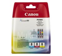 Canon 0621B029 cartucho de tinta 3 pieza(s) Original Cian, Magenta, Amarillo