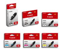 Canon pack cartuchos PGI550 XL + CLI551 XL (6 Cartuchos de tinta)