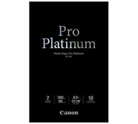 Papel fotográfico Pro Platinum Canon PT-101 A3 Plus: 10 hojas