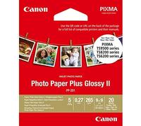 Canon Papel fotográfico PP-201 2311B070 9x9 Brillo II Plus 20 hojas