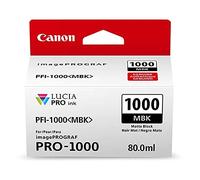 Canon PFI-1000 MBk Cartucho de tinta original Negro Mate para Impresora Fotográfica PRO-1000