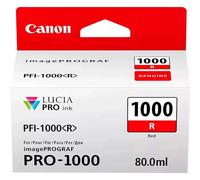 Canon PFI-1000 R Cartucho de tinta original Rojo para Impresora Fotográfica PRO-1000