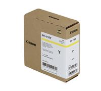 Canon PFI-110Y 160ml Yellow Ink Cartridge for Printers, Yellow, ImagePROGRAF TX-