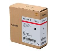 Q-Nomic PFI-3300R Cartucho de tinta rojo XL