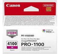 Canon PFI-4100M Cartucho de Tinta Original para Impresora - Tinta de Alto Rendimiento y Resistente a la Decoloración (1 Cartucho Magenta) - Compatible con imagePROGRAF PRO-1100