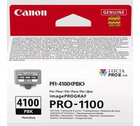 Canon PFI-4100PBK Genuine Printer Ink Cartridge - High Performance & Fade Resist