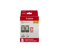 Canon PG-510 / CL-511 Genuine Ink Cartridges, Pack of 2 (1 x Black, 1 x Colour),