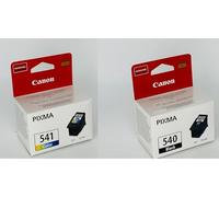 Canon PG-540+CL-541 Cartucho Multipack de tinta original Negro y Tricolor para Impresora de Inyección de tinta Pixma TS5150-TS5051-MX375-MX395-MX435-MX455-MX475-MX515-MX525-MX535-MG2150-MG2250-MG3150-MG3250-MG3550-MG3650-MG4150-MG4250