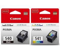 Canon PG-540+CL-541 Cartucho Multipack de Tinta Original Negro y Tricolor para Impresora de Inyeccion de Tinta Pixma TS5150-TS5051-MX375-MX395-MX435-MX455MG4250