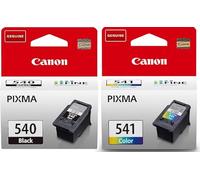 Canon PG-540+CL-541 Cartucho Multipack de tinta original Negro y Tricolor para Impresora de Inyección de tinta Pixma TS5150-TS5051-MX375-MX395-MX435-MX455-MX475-MX515-MX525-MX535-MG2150-MG2250-MG3150-MG3250-MG3550-MG3650-MG4150-MG4250