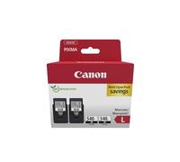 Canon PG-540L Fine Pack de 2 Cartuchos de Tinta Negro Original | 11ml Tinta negra auténtica en pack doble para alto volumen - para PIXMA MG3650, MG3650S, TS5150, TS5151, MX475, MG3550 y más!