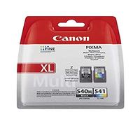 Canon Cartucho de Tinta Original, (Pack de 2) pg540xl/cl-541
