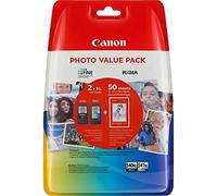 Canon PG-540XL+CL-541XL Cartucho de Tinta Original BK XL+Tricolor XL para Impresora de Inyección de Tinta Pixma TS5150,5051-MX375,395,435,455,475,515,525,535-MG2150,2250,3150,3250,3550,3650,4150,4250, Multi-Pack (Negro/ Amarillo/ Magenta/ Cian), Alto