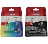 Canon PG-540XL+CL-541XL Cartucho de tinta original Negro XL y Tricolor XL para Impresora de Inyeccion de tinta Pixma TS5150-TS5051-MX375-MX395-MX435-MX455-MX475-MX515-MX525-MX535-MG2150-MG2250-MG3150-MG3250-MG3550-MG3650-MG4150-MG4250