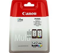 Canon PG-545/CL-546 Multipack cartucho de tinta 2 pieza(s) Original Negro, Cian, Magenta, Amarillo