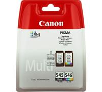 CANON PG-545/CL-546 Multipack Tinta para Impresora - 2x8 ml Negro/Cian/Magenta
