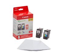 Canon + 10x15 cm Fotopapier 50 Blatt Value Pack negro / varios colores Original PG-560XL+CL-561XL