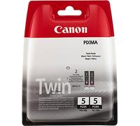 Original Canon Cartucho de Tinta PGI-5 (0628B025) Tinta Negro 2er-Pack