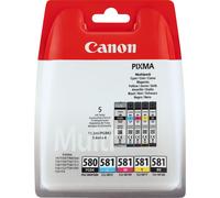 Canon PGI-580 PGBK/CLI-581 CMYBK Multipack 5 Unidades Negro, Amarillo, Cian