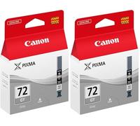 Canon PGI-72 GY Cartucho de Tinta Original Gris para Impresora de Inyeccion de Tinta Pixma PRO10-PRO10S (Paquete de 2)