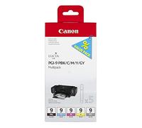Canon PGI-9 5 Cartuchos Multipack de tinta original PBK/C/M/Y/GY para Impresora de Inyeccion de tinta Pixma PRO9500-PRO9500MarkII