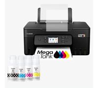 Canon Impresora MegaTank PIXMA G3590 — 3 en 1 WiFi, dúplex, recargable + papel Canon gratis