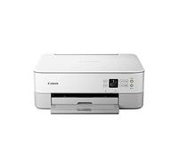 Impresora multifunción fotográfica de inyección de tinta en color e inalámbrica Canon PIXMA TS5351a, en blanco