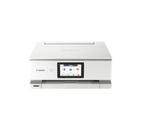 Canon Pixma TS8751 Impresora Multifunción 3 en 1, Sistema de Inyección de Tinta, Impresión, Escaneo y Copia, WiFi, Impresión Doble Cara, Alimentación Bidireccional, Blanco