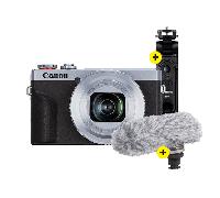 Canon PowerShot G7X Mark III Kit para redes sociales Zilver | ✅5 años de garantia