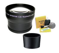 Canon PowerShot SX500 IS 2,2 x de alta definición Super teleobjetivo, (incluye lente/filtro adaptador) + NWV Direct 5 piezas Kit de limpieza