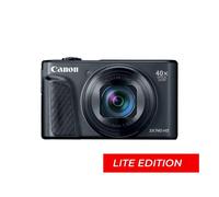 Canon Powershot SX740 HS Lite Edition - Cámara Compacta de 20.3 MP (40 x Zoom Óptico, 4K UHD, DIGIC 8, 5 Ejes, LCD Desplegable, 10 fps, Bluetooth, WiFi) Negro, 110.1 x 63.8 x 39.9 mm