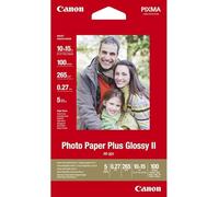 "Papel Fotográfico Brillo II Plus Canon PP-201 de 4x6"": 100 hojas"