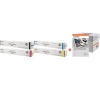 Canon + Prindo Universal Papier 2500 Blatt Value Pack negro / cian / magenta / amarillo Original C-EXV49 MCVP