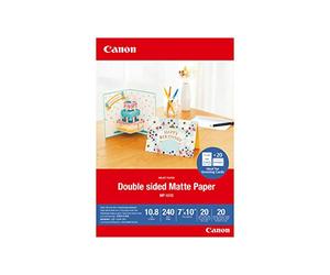 Canon Printbox MP-101D - Papel mate de doble cara (18 x 25 cm, 20 hojas)