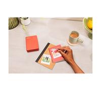 Canon SELPHY QX20: Impresora portátil de Fotos por Wi-Fi, sublimación de Tinta, 2 tamaños con Dorso Autoadhesivo, Carga USB-C. Rojo (Sin Tinta/Papel).