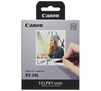 Canon Selphy Square QX10 Color Ink/Label Set XS-20L