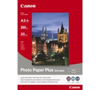 Canon SG-201 - Papel fotográfico plus semi brillante (A3+, 20 hojas, acabado satinado, 260g/m2)