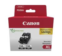 Pack cartucho tinta canon pgi - 550xl negro 2 uds