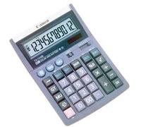 Calculadora Canon TX-1210E 12 Dígitos Pantalla Inclinada Conversión Euro Lila Escritorio