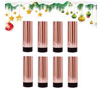 Cañones de Confeti - 3.7 cm Confeti Multicolor | Lanzadores de Fiesta | Interior Exterior Navidad Cumpleaños Bodas | Año Nuevo 2026 | 8 Piezas