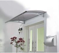 Canopia by Palram Marquesina para Puerta Aquila 150 x 92 cm Marquesina para Puerta, protección contra la Lluvia y el Sol para el hogar, (Gris)