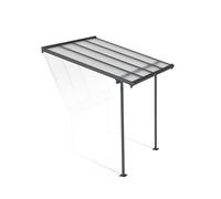 Canopia by Palram Pérgola Sierra 2.2X2.3 de Aluminio y Policarbonato, Moderna y Elegante, para Cubrir una Terraza Todo el Año (Gris)