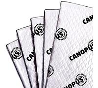 CANOPUS 2mm de Grosor 0,47m², 5 Hojas, Aislante Acustico Coche de Butilo, Insonorizacion Coche, Placas insonorizantes, stera de amortiguamiento de sonido de coche, insonorizacion coche