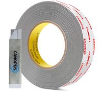 CANOPUS 3M Cinta Doble Cara Extrafuerte 3M VHB (19mm x 4,5m), Impermeable Soportes para matrículas de coche 3M Cinta Adhesiva Doble Cara 3M para decoración del hogar, Exteriores, Gris