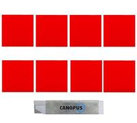 CANOPUS Almohadillas Adhesivas ExtraFuerte 8 PZ (50mm x 50mm) Impermeable Cinta Doble Cara, almohadilla adhesiva de montaje, Ideal para uso en Automóvil, Interior y Exterior