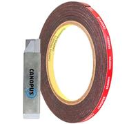 CANOPUS cinta adhesiva profesional de doble cara extra fuerte, 4229P, 3 m x 8 mm, resistente al agua, ideal para tira LED y decoración del vehículo