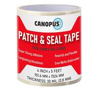 CANOPUS Cinta de Sellado Autoadhesiva Impermeable, Cinta de Parche (10cm x 1,52m)