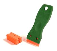 CANOPUS Rascador de Plastico Rasqueta Plástico con 10 PZs de Cuchillas Plastico, Rasqueta Vitroceramica, Rasquetas, Raspador de Plástico ideal para raspar pegatinas de vidrio, etiquetas, Adhesivo