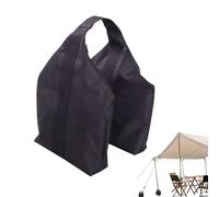 Canopy Weight Bags, Tent Weights Canopy, 13.98x17.32in Triangular Fillable Nylon Bag, Zipper Opening Design, Windproof Ballast for Beach, Backyard, Camping, Outdoor Events